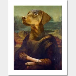 Mona Lisa Pinscher Posters and Art